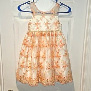 American Princess Pink Lace Dress Size 4